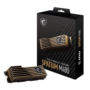 MSI Spatium M480 Heatsink 2TB – SSD Interno M.2 NVMe PCIe 4.0 x4 con Disipador Integrado