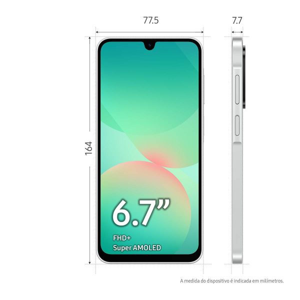 Samsung Galaxy A26 5G – 6.7" | 6GB RAM | 128GB | Dual SIM | Blanco - Imagen 2