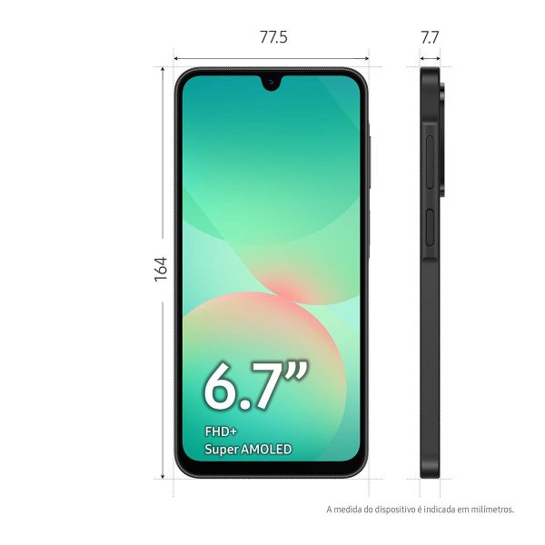Samsung Galaxy A26 5G – 6.7" | 6GB RAM | 128GB | Dual SIM | Negro - Imagen 2