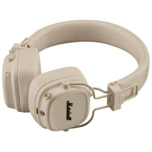 Marshall Major V – Auriculares Bluetooth Plegables (Color Crema)