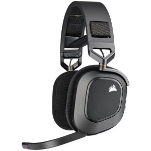 Auriculares Gaming Corsair HS80 RGB Wireless – Carbon