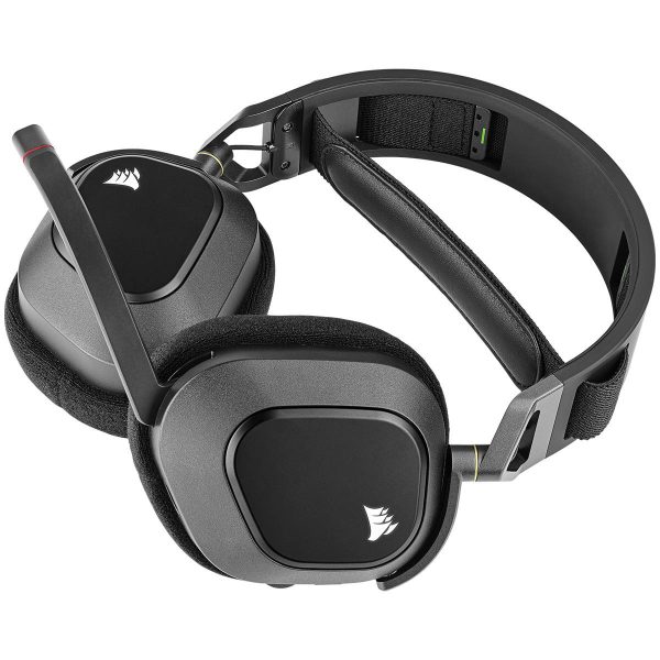 Auriculares Gaming Corsair HS80 RGB Wireless – Carbon - Imagen 3
