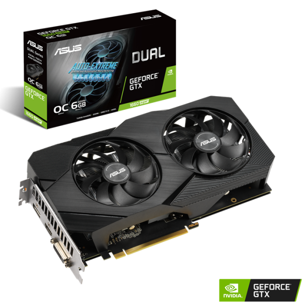 ASUS Dual GeForce GTX 1660 SUPER OC EVO 6GB GDDR6