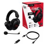 HyperX Cloud Core Wireless – Cable / Dongle con defecto / Para piezas / Con defecto funcional