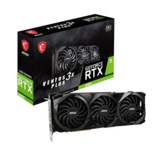 Tarjeta gráfica MSI GeForce RTX 3080 VENTUS 3X PLUS OC LHR 10 GB GDDR6X reacondicionada, grado B