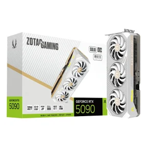 Placa Gráfica Zotac NVIDIA Geforce RTX 5090 «Blackwell» Solid OC White Edition 32GB GDDR7 DLSS4