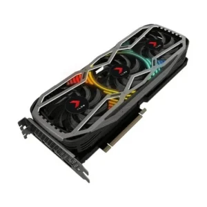 PNY GeForce RTX 3080 XLR8 Gaming REVEL EPIC-X RGB de tres ventiladores LHR 10 GB GDDR6X reacondicionada, grado B