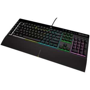 Teclado Corsair K55 RGB Pro XT Gaming con teclas de goma PT