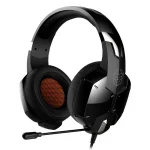 Krom KOPA – Auriculares estéreo para juegos de 50 mm, negro/naranja, reacondicionados, grado A